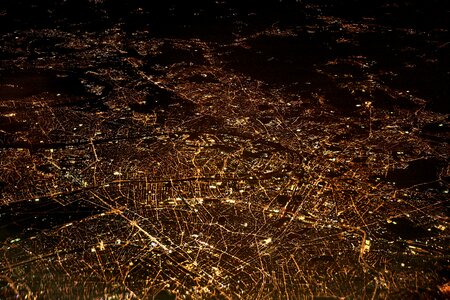 View night brown night