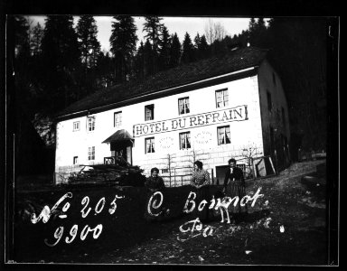 ArCJ - F-Fournet Blancheroche, Le Refrain, Hôtel du Refrain - 137 J 2054 a