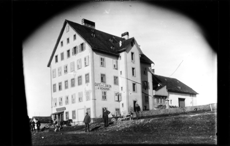 ArCJ - La Ferrière, Café de l'Union, J. Schärer - 137 J 514 b