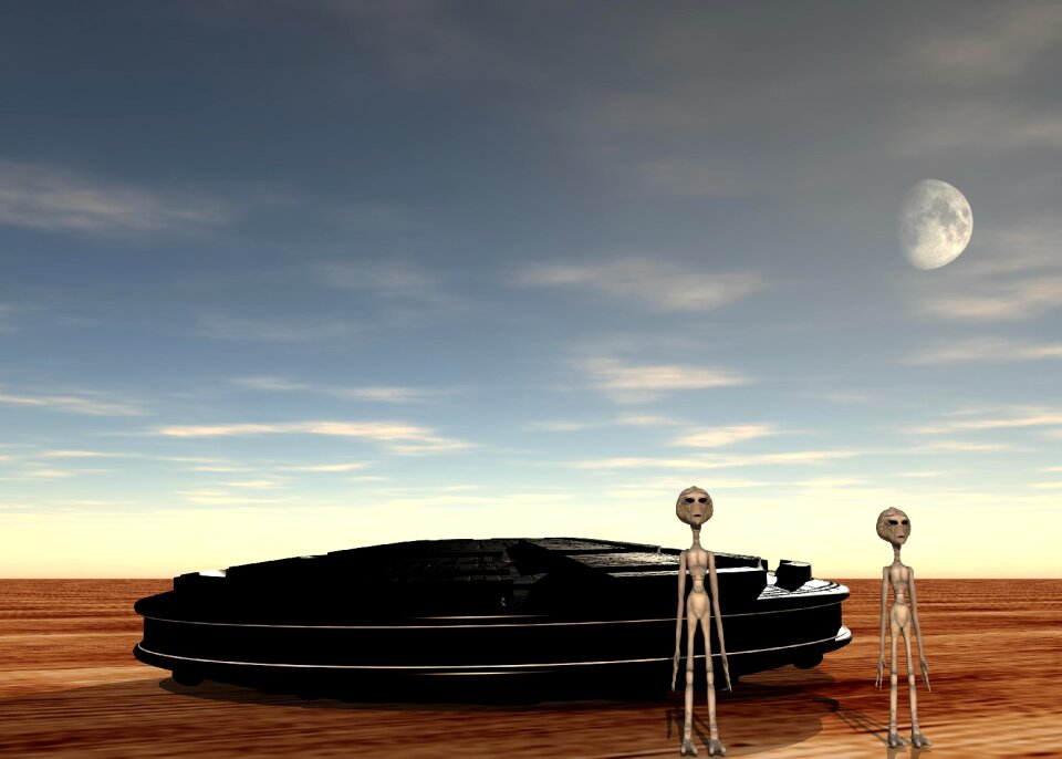 Spaceship forward futuristic