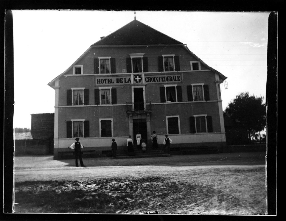 ArCJ - Le Noirmont, Hôtel de la Croix fédérale - 137 J 1919 a