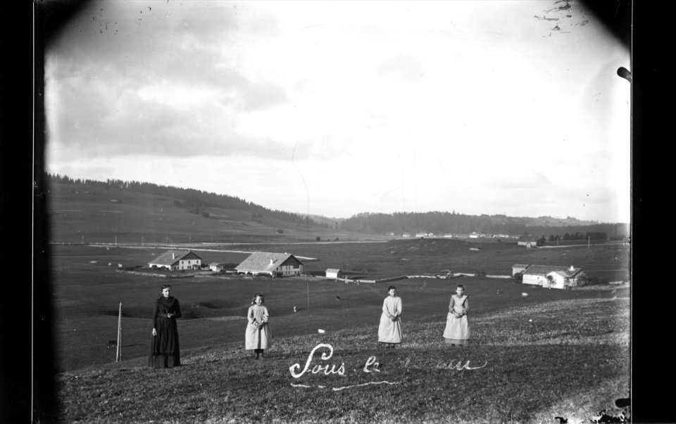 ArCJ - Le Noirmont, Sous le Terreau, Vue générale - 137 J 1738 b