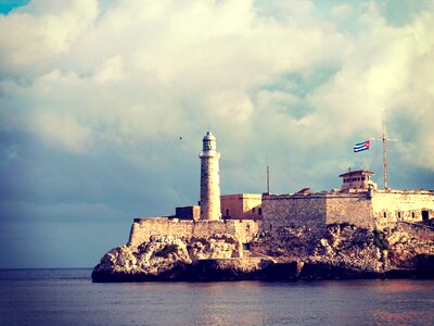Sky cuban flag