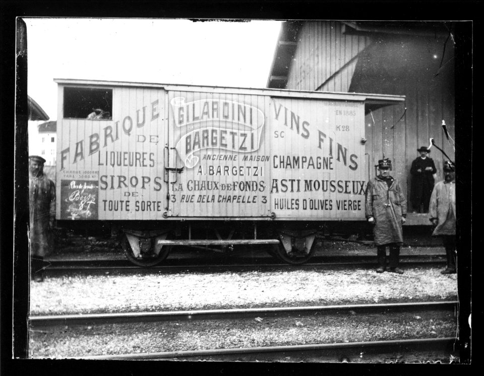 ArCJ - Les Bois, Fabrique de vins fins, Gilardini Bargetzi, la Chaux-de-Fonds, rue de la chapelle 3 - 137 J 1546 a