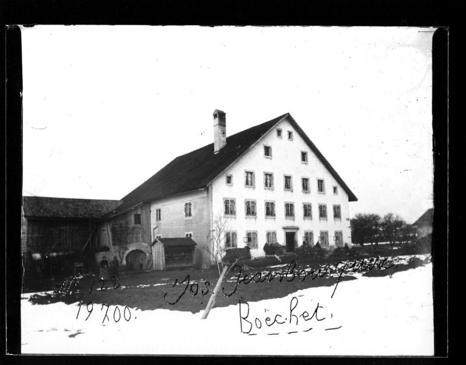 ArCJ - Les Bois, Le Boéchet, Maison - 137 J 2343 a