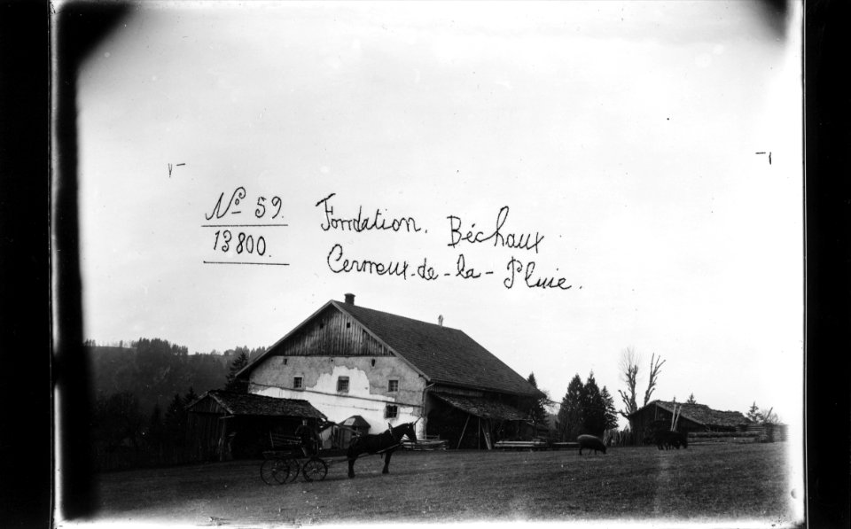 ArCJ - Les Bois, Le Cerneux la Pluie, Fondation Béchaux - 137 J 1207 b