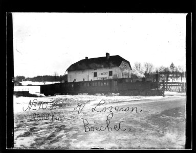 ArCJ - Les Bois, Le Boéchet, Restaurant de la Gare; train à vapeur - 137 J 2377 a