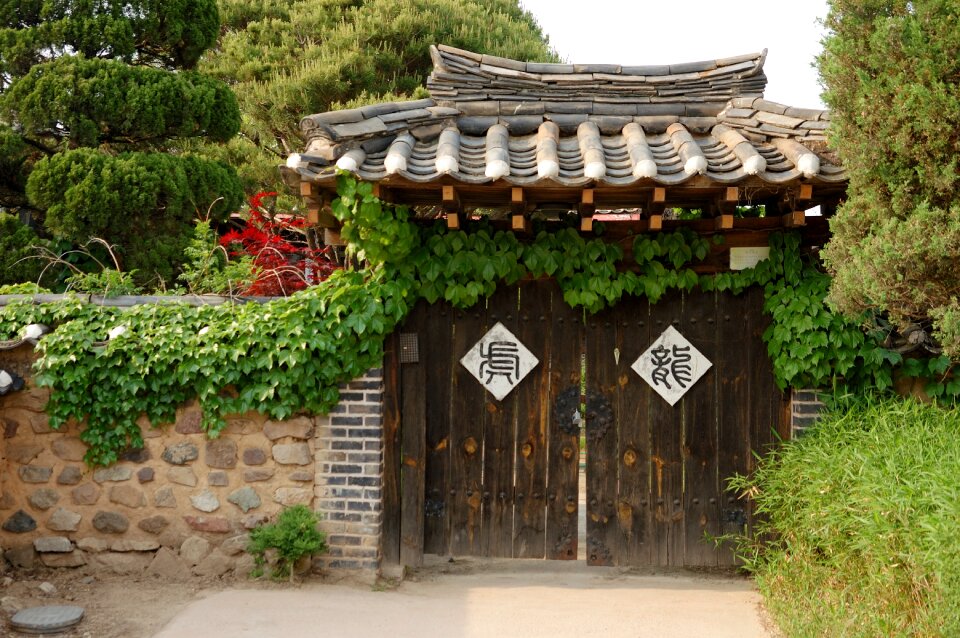 Autumn construction hanok