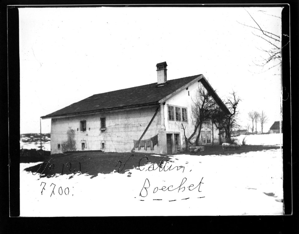 ArCJ - Les Bois, Le Boéchet, Maison - 137 J 2342 a