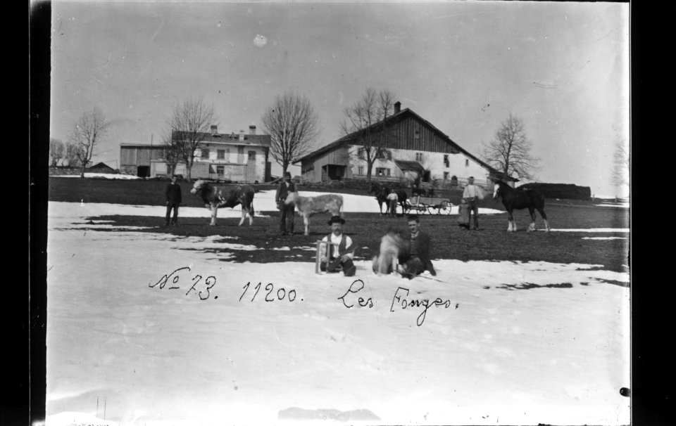 ArCJ - Les Bois, Les Fonges, Deux maisons - 137 J 1274 b