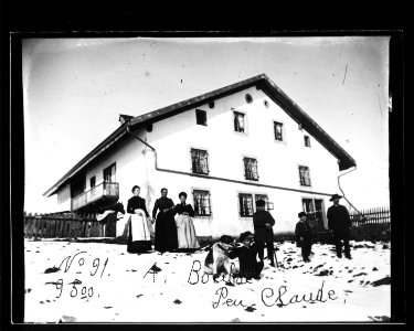 ArCJ - Les Bois, Le Peu Claude, Maison - 137 J 2167 a