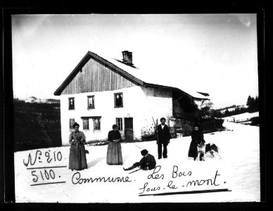 ArCJ - Les Bois, Sous le Mont, Maison - 137 J 2067 a