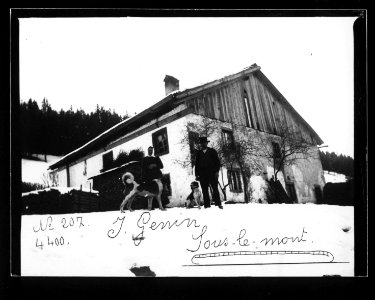 ArCJ - Les Bois, Sous le Mont, Maison - 137 J 2053 a