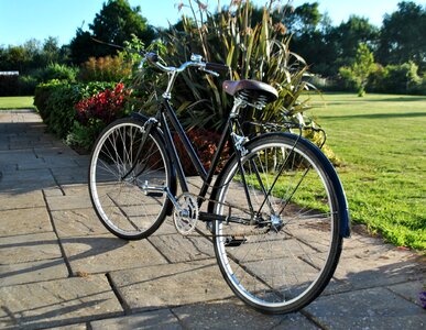 Bicycle cycling outdoors