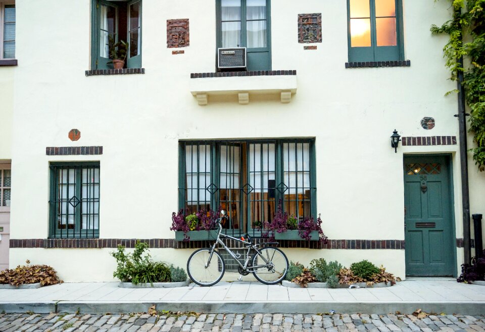 Facade door window