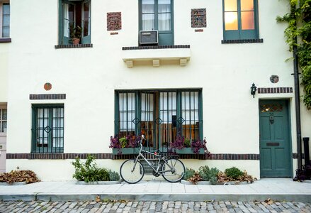 Facade door window