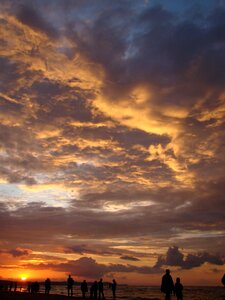 Clouds colors evening