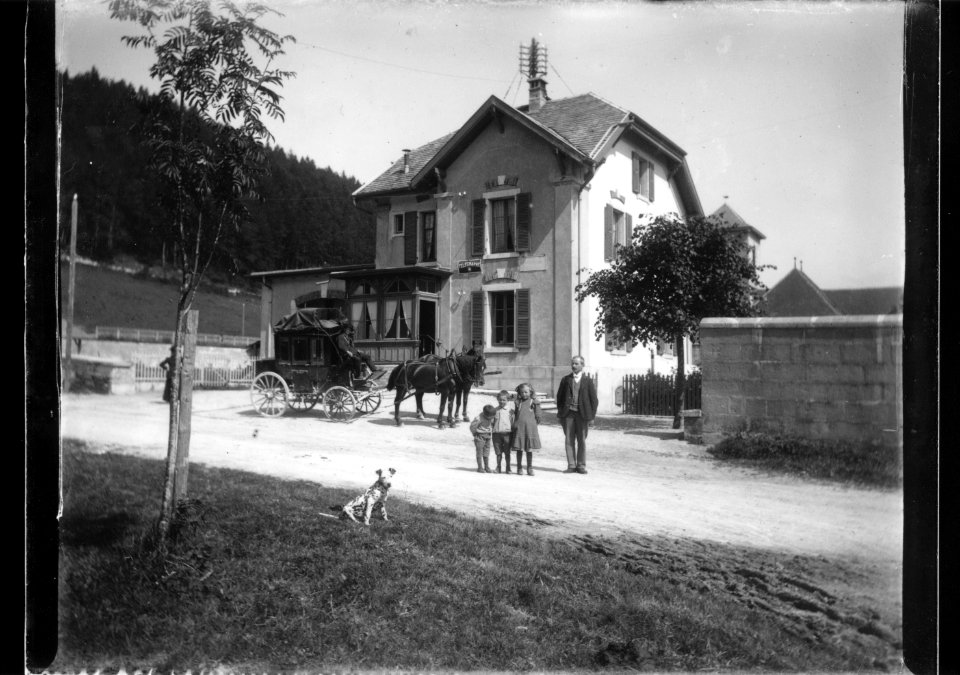 ArCJ - Saicourt, Bellelay, Poste et une diligence - 137 J 2470 a