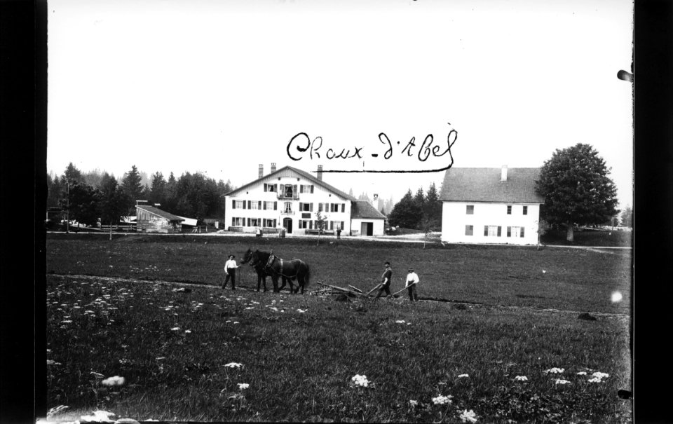 ArCJ - Sonvilier, La Chaux d'Abel, Chez Brechbühler, Deux maisons - 137 J 1308 b