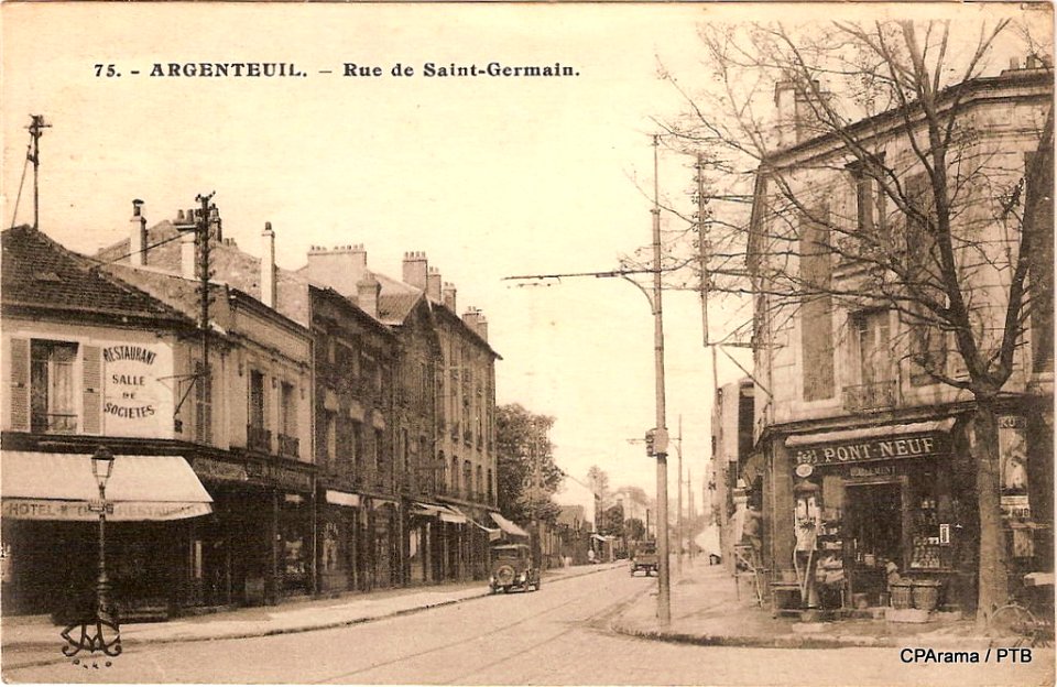 Argenteuil.Rue de Saint-Germain