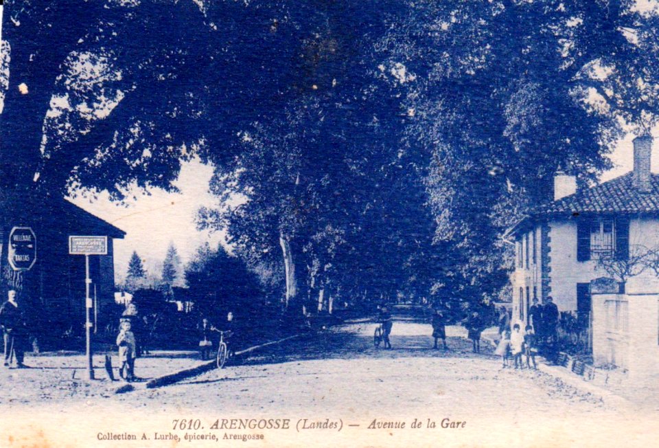 Arengosse (Landes) - avenue de la gare