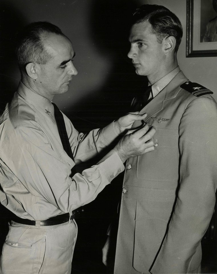 Ardsley Airman Wins DFC - George J. Eckel (VF-18)