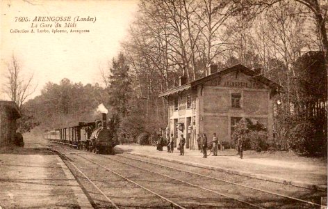 Arengosse (Landes) - La gare du Midi