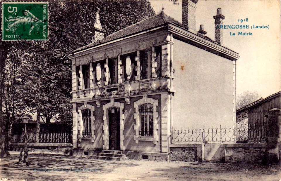 Arengosse (Landes) - La Mairie