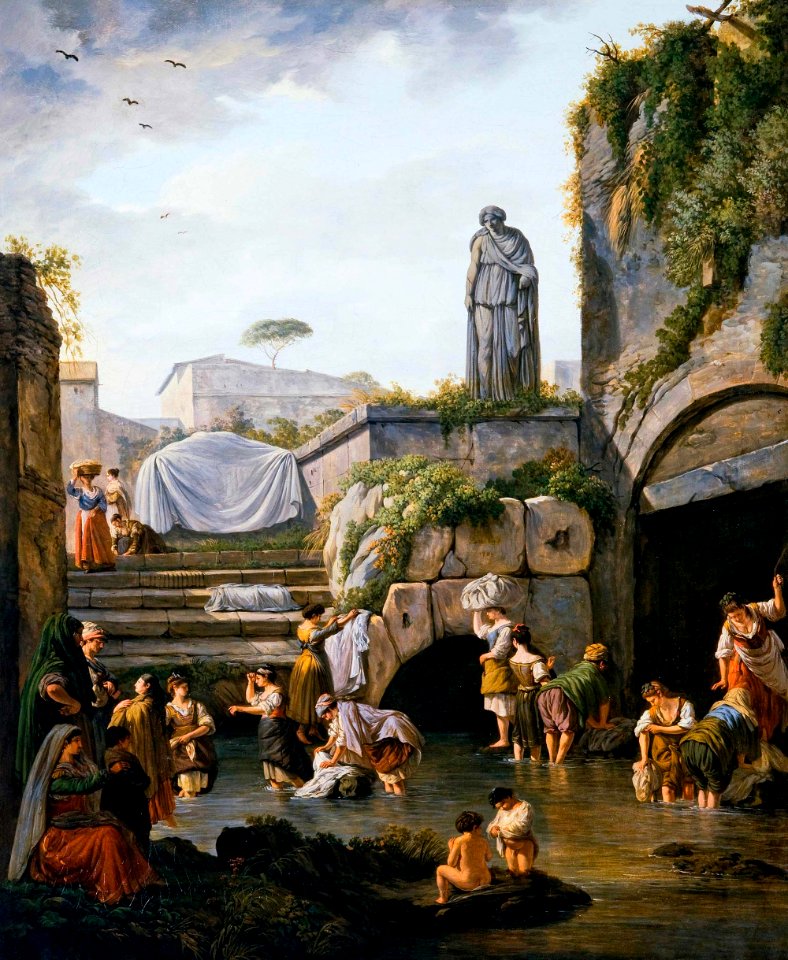 Arethusa's Fountain in Sicily (Syracuse)