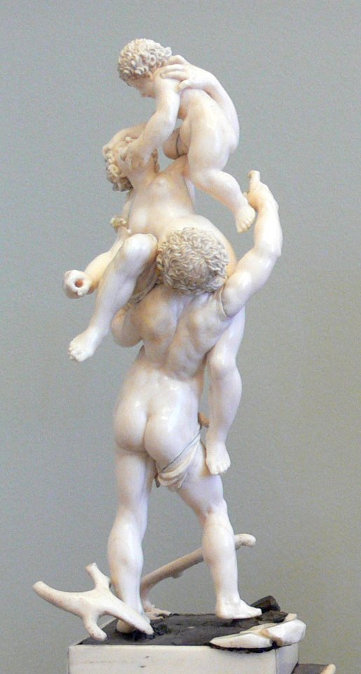 Ares Afrodita y Eros niño jugando, Venus Mars and Cupido child Amor playing, Furienmeister 