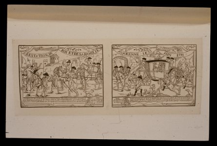 Arestation du roi et de sa famille à Varenne le 22 Juin 1791 LCCN2005691091