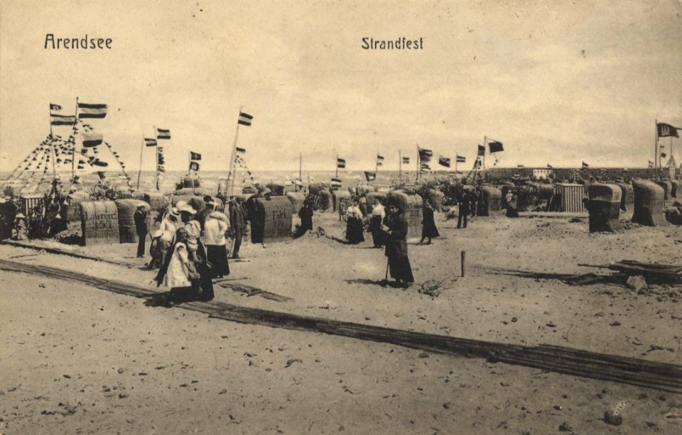 Arendsee, Ostseebad, Mecklenburg-Vorpommern - Strandfest (Zeno Ansichtskarten)