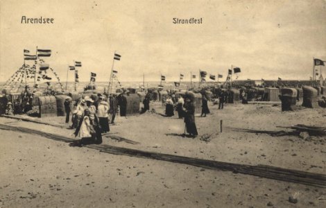 Arendsee, Ostseebad, Mecklenburg-Vorpommern - Strandfest (Zeno Ansichtskarten)
