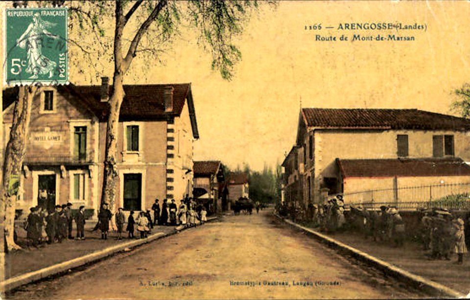 Arengosse - Route de Mont-de-Marsan
