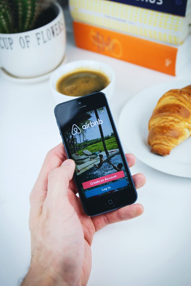 Book coffee croissant