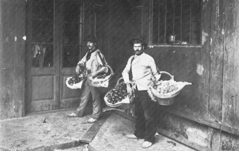Argentinischer Photograph um 1880 - Obstverkäufer (Zeno Fotografie)
