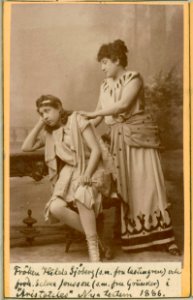 Aristoteles, Nya teatern 1886. Rollporträtt - SMV - H2 073