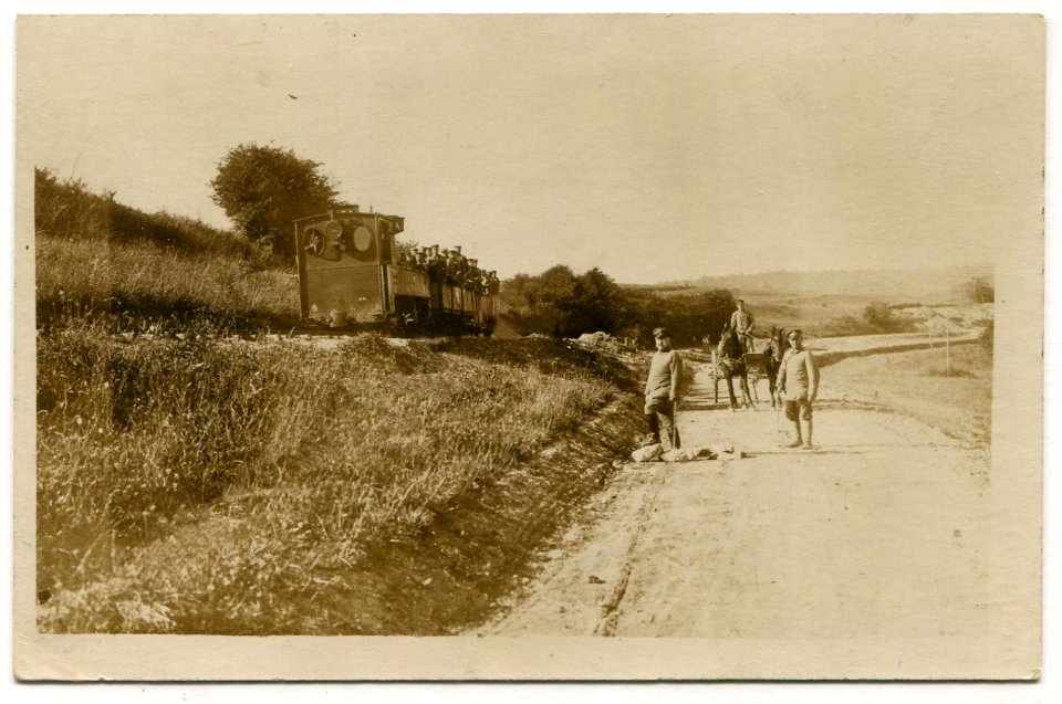 Argonnenbahn, S.B. 7. Komp. (gelaufen am 25. Mai 1918)