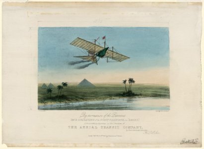 Ariel, the first carriage of the Aerial Transit Company) - W. Walton lith. ; Day & Haghe lithrs. to the Queen LCCN2003675273