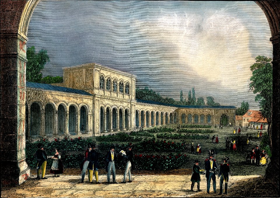 Arkadenbau Bad Kissingen um 1840