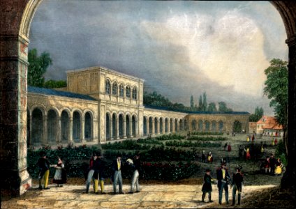 Arkadenbau Bad Kissingen um 1840