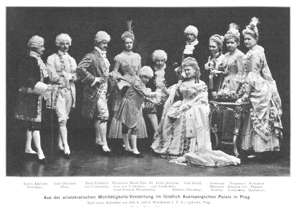 Aristocratic performance 1903 Langhans