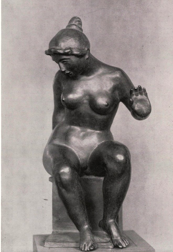 Aristide Maillol - Sitzende. Bronze