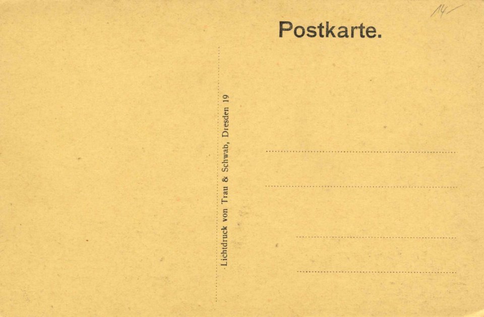 Arkona (Rügen), Mecklenburg-Vorpommern - Leuchttürme, Wärterhaus (back) (Zeno Ansichtskarten)