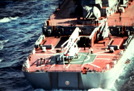 ARKR Kalinin flight deck with Ka-25 and Ka-27