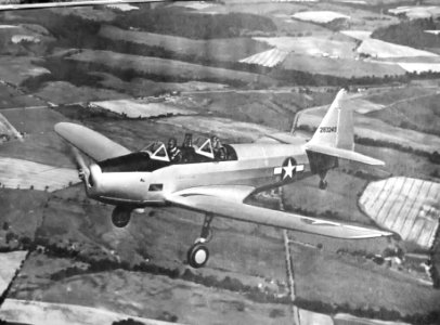 Arledge Field - Fairchild PT-19 42-83245 in flight