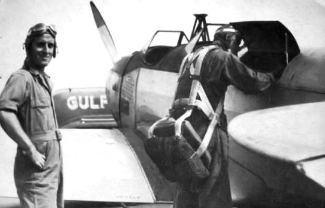 Arledge Field - Instructor and Cadet ready for a flight