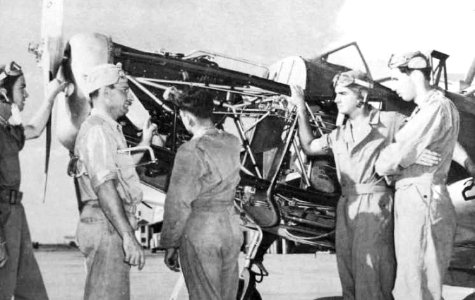 Arledge Field - Fairchild PT-19 Engine Instruction