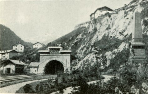 Arlbergtunnel Ostportal um 1898 photo