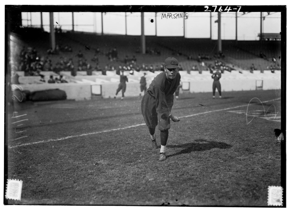 Armando Marsans, Cincinnati NL, at Polo Grounds, NY (baseball) LCCN2014693591